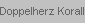 Doppelherz Koralle