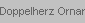 Doppelherz Ornament